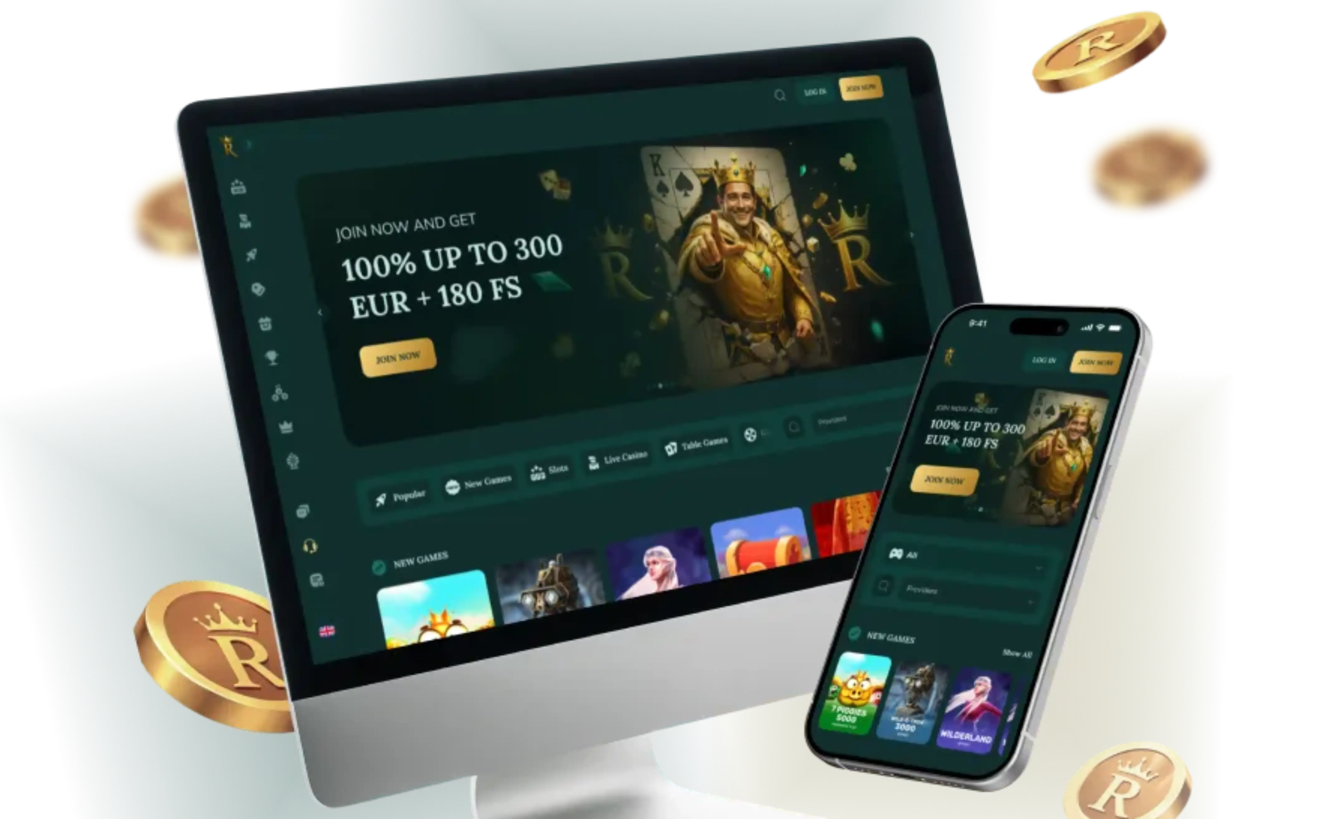Royalen Casino App-schermafbeelding
